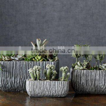 Sigma European Flower Pot Rectangular Fiber Cement Planters photo-3