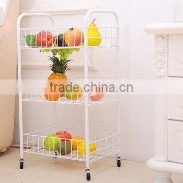 Wholesale Stock 3 Layer 4 Layer Stainless Steel With Block Movable Kitchen Storage Rack photo-2