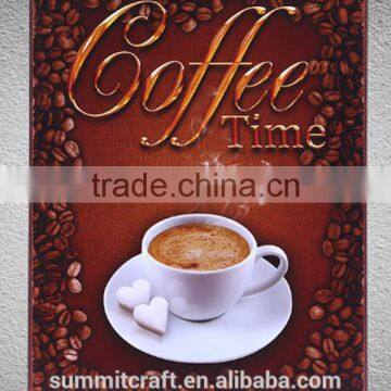 Custom Printed Coffee Poster Retro Metal Sign photo-4