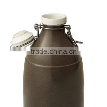 Wholesale Ceramic Black Growlers 64oz, Ceramic Beer Growler photo-3