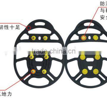 2016 New Design 6 Teeth Non-slip Silicone Crampons for Snow and Rain Weather photo-2