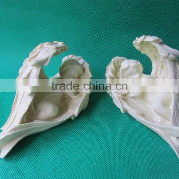 The Resin Little White Sleeping Angel Sculpture photo-2