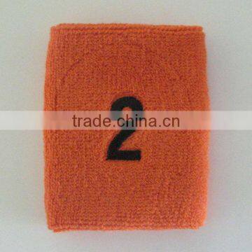 cotton terry sweat wristband