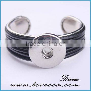 Wholesale Adjustable Interchangeable Jewelry Snap Button Bracelet photo-3