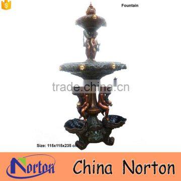 Large outdoor casting bronze/brass garden antique fountain NTBF-L475A