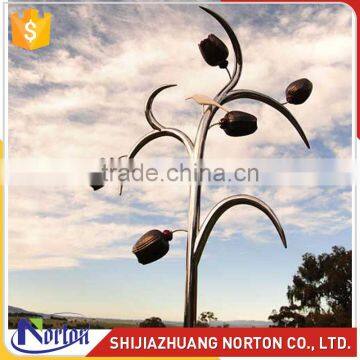 Stainless Steel Tree Art Sculpture with Flower for sale NTS-021LI