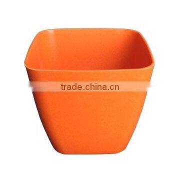 Organic flower planter orange garden flower pots