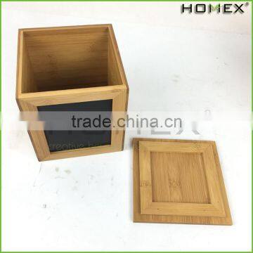 Bamboo Kitchen Accessory Container Coffee Canister Homex BSCI/Factory