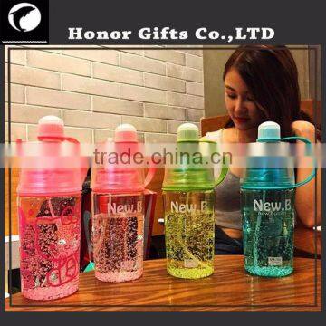 Private Logo Camping Plastic Mist Spray Water Bottle With Spray photo-2