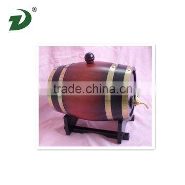 Custom Logo and Color Solid Wooden Barrel