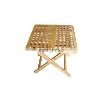 Wooden picnic floding table