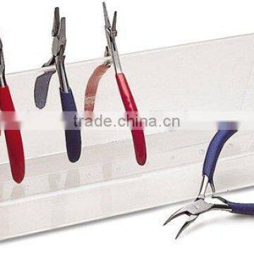 Factory wholesale acrylic lucite counter top tool display racks, pliers display stand shelf rack