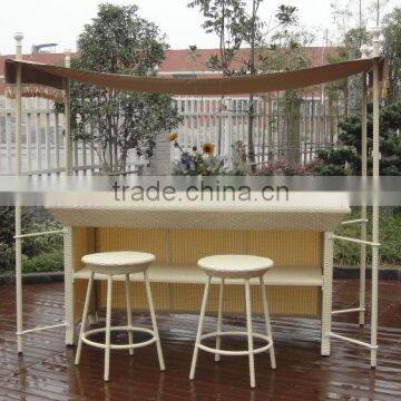 Rattam Patio Bar Furniture With Canopy For Sale photo-5