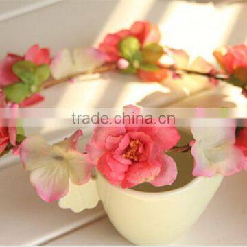 High Quality Bohemian Style Floral Flower Rose Party Wedding Hair Head Wreaths photo-2