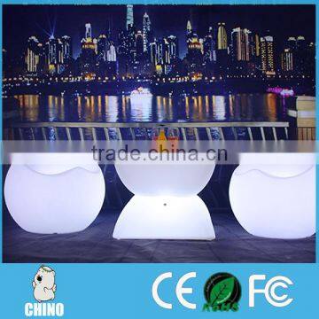 Glowing garden bar led chair with RGB color changing