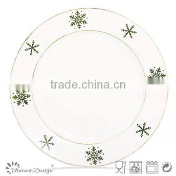 18pcs Christmas Tree and Snowflake Christmas Decoration of Ceramic Tableware photo-3