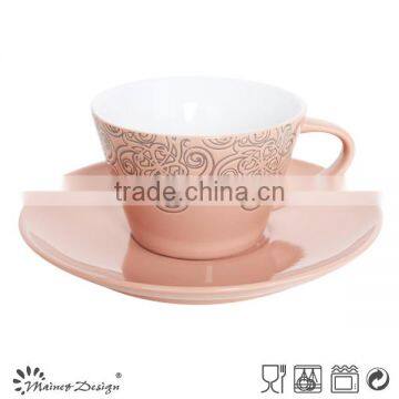 Hot Sale Ceramic Stoneware Indoor Decoration Cup and Saucer Flower Pot photo-5