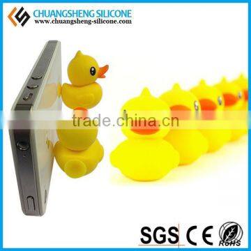 Wholesales Lovely Duck Shape Slicone Phone Holder photo-6