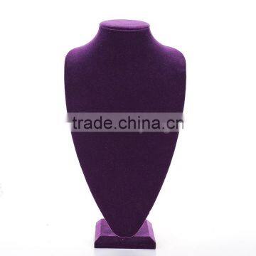 Pruple Velvet Necklace Jewelry Display for Sale photo-3