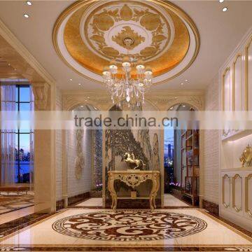 Royal French Style Villa Entrance 3d Rendering Interior Design BF11-08283a