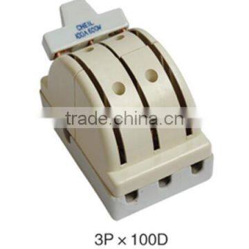 Electric Single Throw 3 Poles Ceramic Knife Switch Change Over Switch photo-2