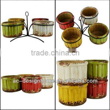 CUP SHAPE ROUND CERAMIC PLANTER