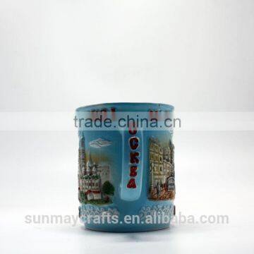 Wholesale Custom High Quality 3D MOSCOW Souvenir Ceramic Cup for Sale photo-5