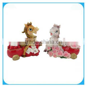 Valentine horse coin bank money box