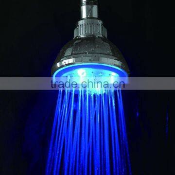 LED shower head with auto generating electricity system