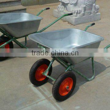 dual wheel steel wheelbarrow for sale