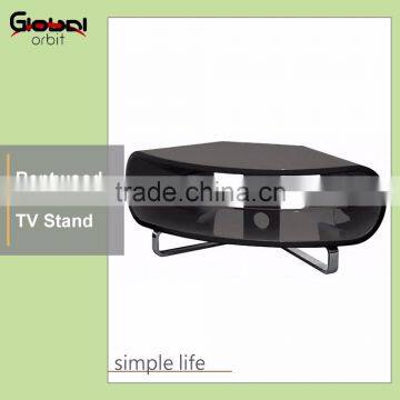 High Quality Modern Corner Glass LCD TV Stand