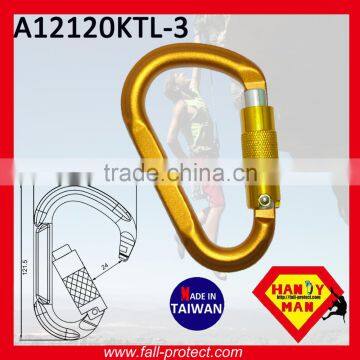 25KN Quicklock Triple Lock Rock Climbing Aluminum Carabiner For Rescue photo-3