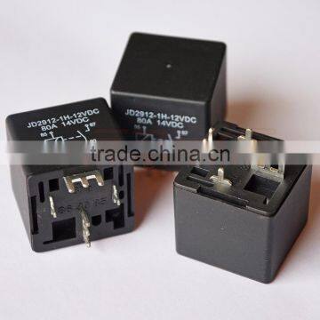 high quality 12V 24V 36V 48V 72V 80 amp PCB relay SPST relay with 4pin