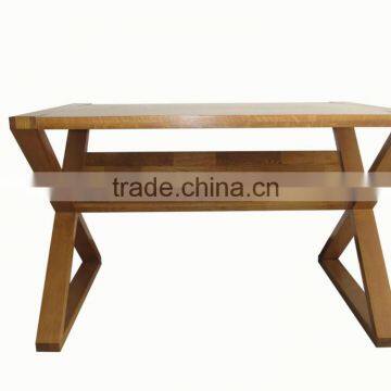 cross leg wood dinning table