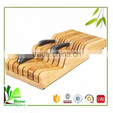 Good Reputation Bamboo Bamboo Knife Block With Knives photo-3