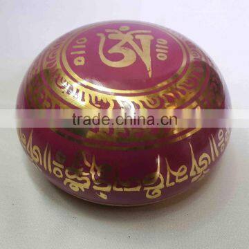 Best Selling Symbolic Colored Tibetan Healing Meditation Singing Bowl photo-4