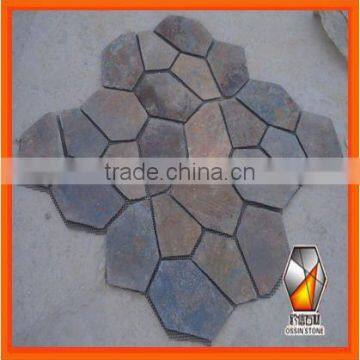 Slate Paving Stone/Flagstone With Mesh