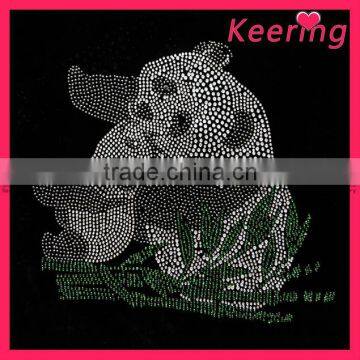 fashion hot fix transfer rhinestone animal motif WHF-183