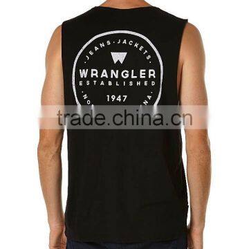 Silk Screen Printed Muscle Singlet