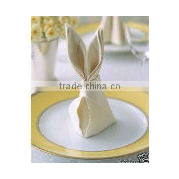 ivory poly napkin