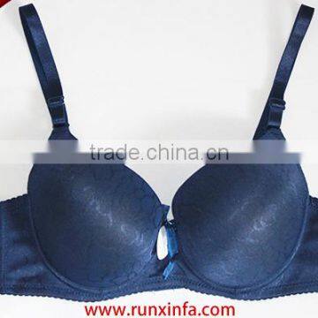 Blue comfortable bra price/beautiful bra sexy new design