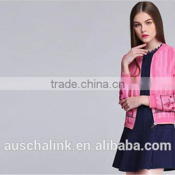Latest Korean Style Classic Fashion Embroidered Casual Jacket Customized photo-3