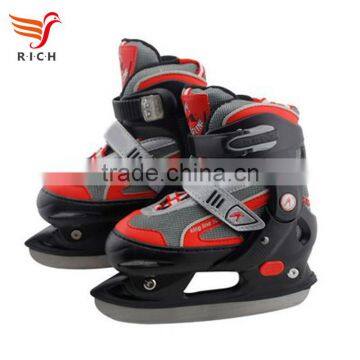 KIDS Adjustable Stainless Steel Ice Skates Hockey Figure Skating Shoes for Sale photo-2