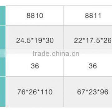 Plastic Kichen Waste Bin Office Round Blue and Pink Paper Trash Can photo-5