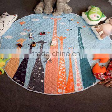 wholesale saftey round shaped baby cushion nap baby blanket play toy mats