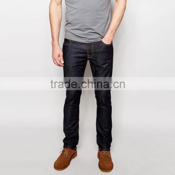 black plain casual denim jeans made in china factory price for men