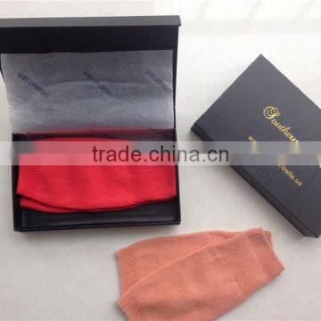 Factory Direct Wholesale Winter Women Cashmere Flat Kintting Pattern Fingerless Knit Gloves photo-6