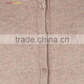 European Private Label Cardigan Pure Cashmere Wool Sweater for Ladies photo-4