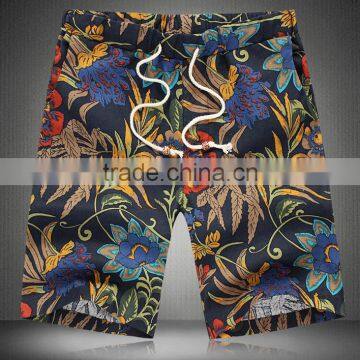 2016 Lattest Design Custom Linen/cotton Mens Printing Beach Shorts photo-5