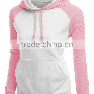 Plain Womens Pullover Hoodie/Ladies Fleece Sweatshirt Hoody/Woman Coat and Jacket